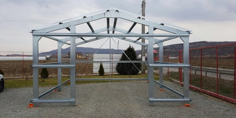 Garagenkonstruktion gebrauchte Halle